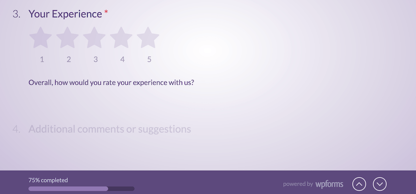 WPForms conversational form