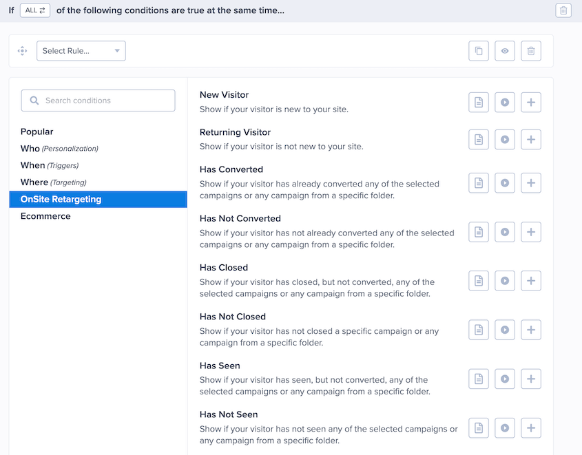 OptinMonster onsite retargeting