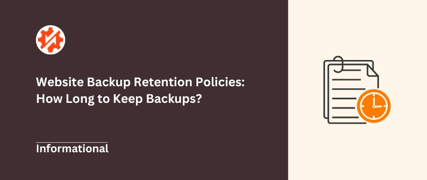Backup retention policy